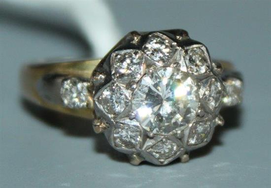 Diamond cluster ring